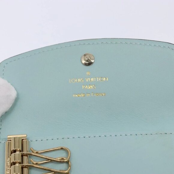 LOUIS VUITTON Mahina Multicles 4 Key Case Blue M83504 LV Auth 129756 - Picture 13 of 16